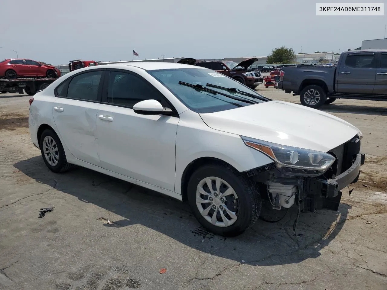 2021 Kia Forte Fe VIN: 3KPF24AD6ME311748 Lot: 66753374