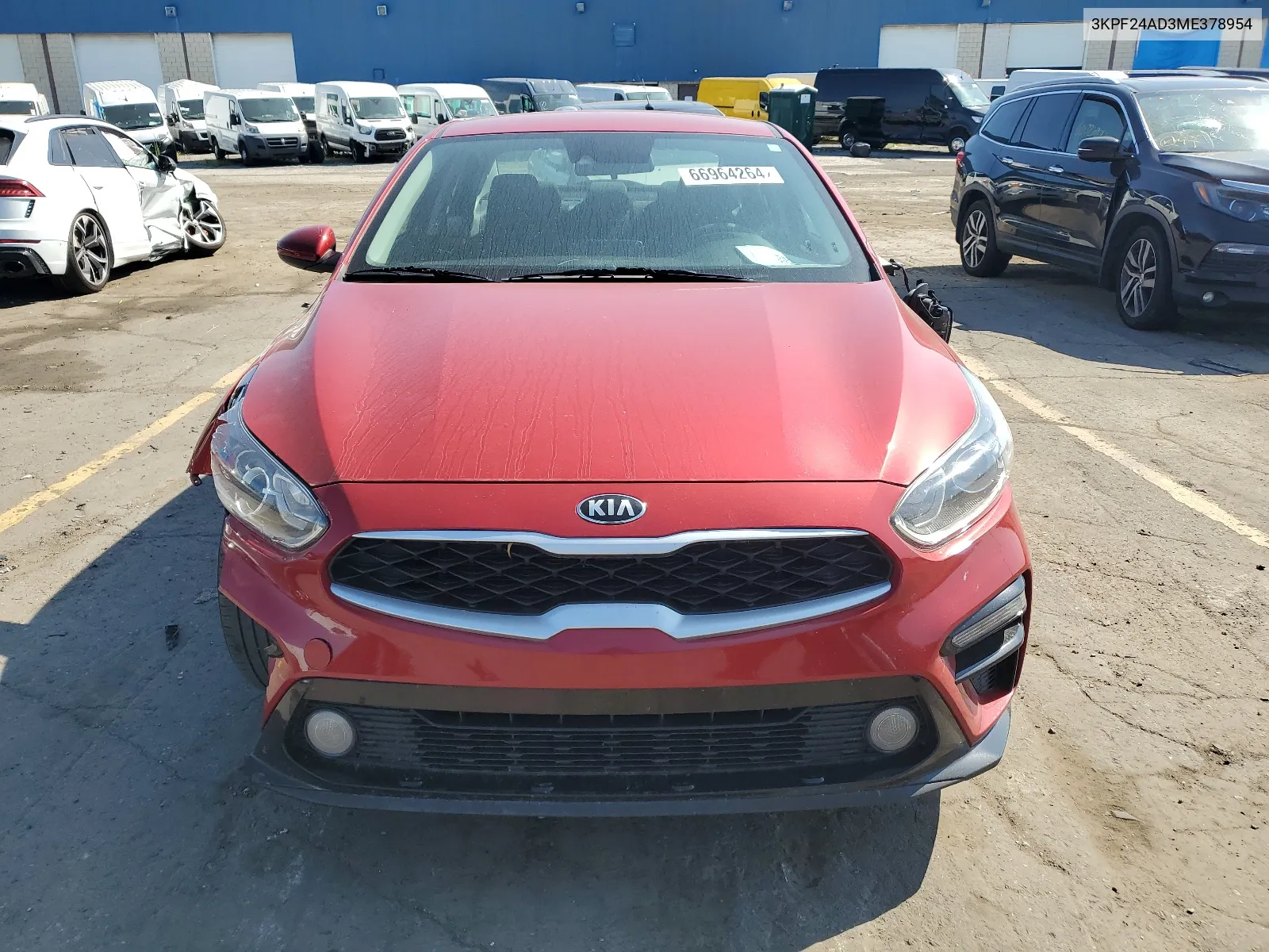 2021 Kia Forte Fe VIN: 3KPF24AD3ME378954 Lot: 66964264