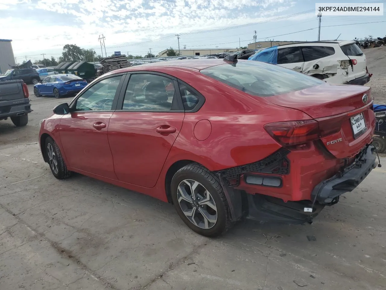 2021 Kia Forte Fe VIN: 3KPF24AD8ME294144 Lot: 66977804