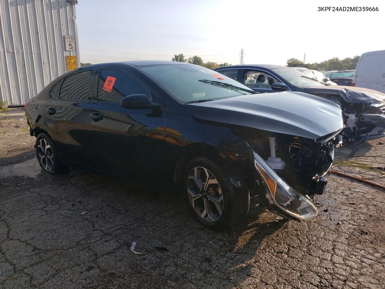 2021 Kia Forte Fe VIN: 3KPF24AD2ME359666 Lot: 67019924