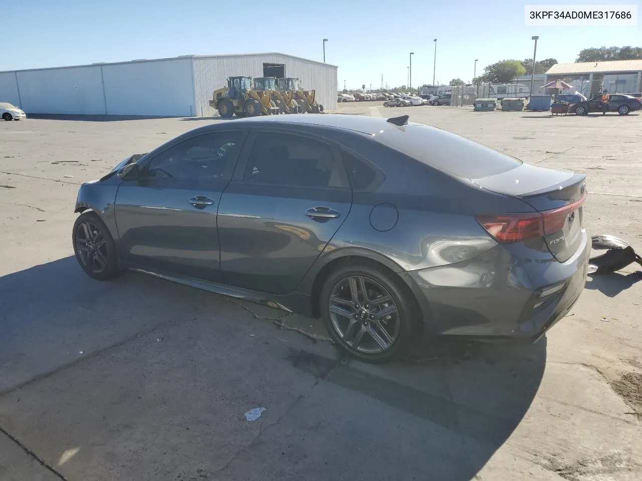 2021 Kia Forte Gt Line VIN: 3KPF34AD0ME317686 Lot: 67175274