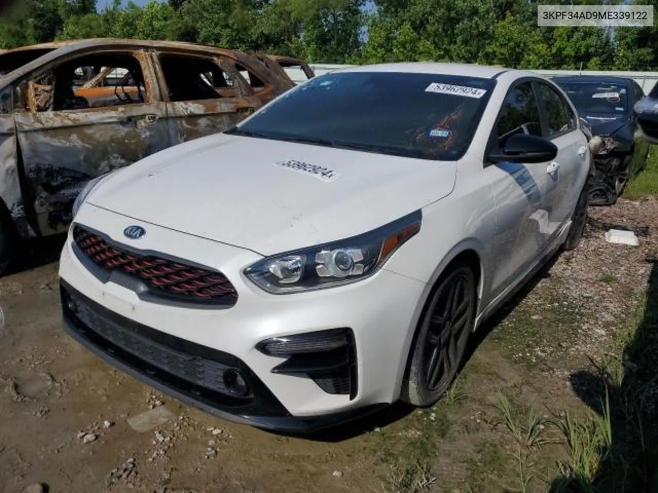 3KPF34AD9ME339122 2021 Kia Forte Gt Line