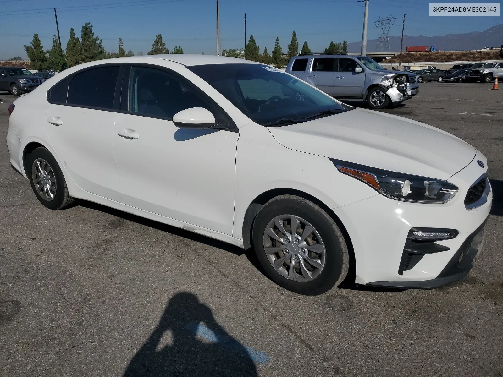 2021 Kia Forte Fe VIN: 3KPF24AD8ME302145 Lot: 67308434