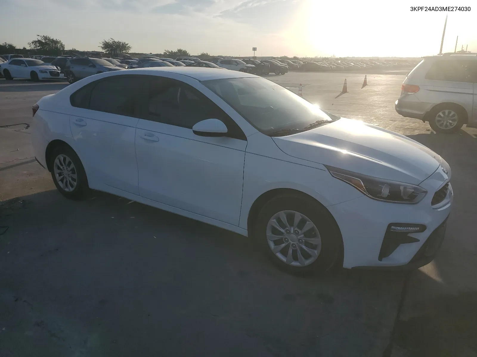 2021 Kia Forte Fe VIN: 3KPF24AD3ME274030 Lot: 67315014