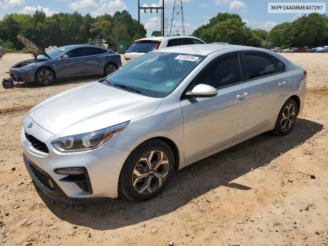 3KPF24AD8ME407297 2021 Kia Forte Fe