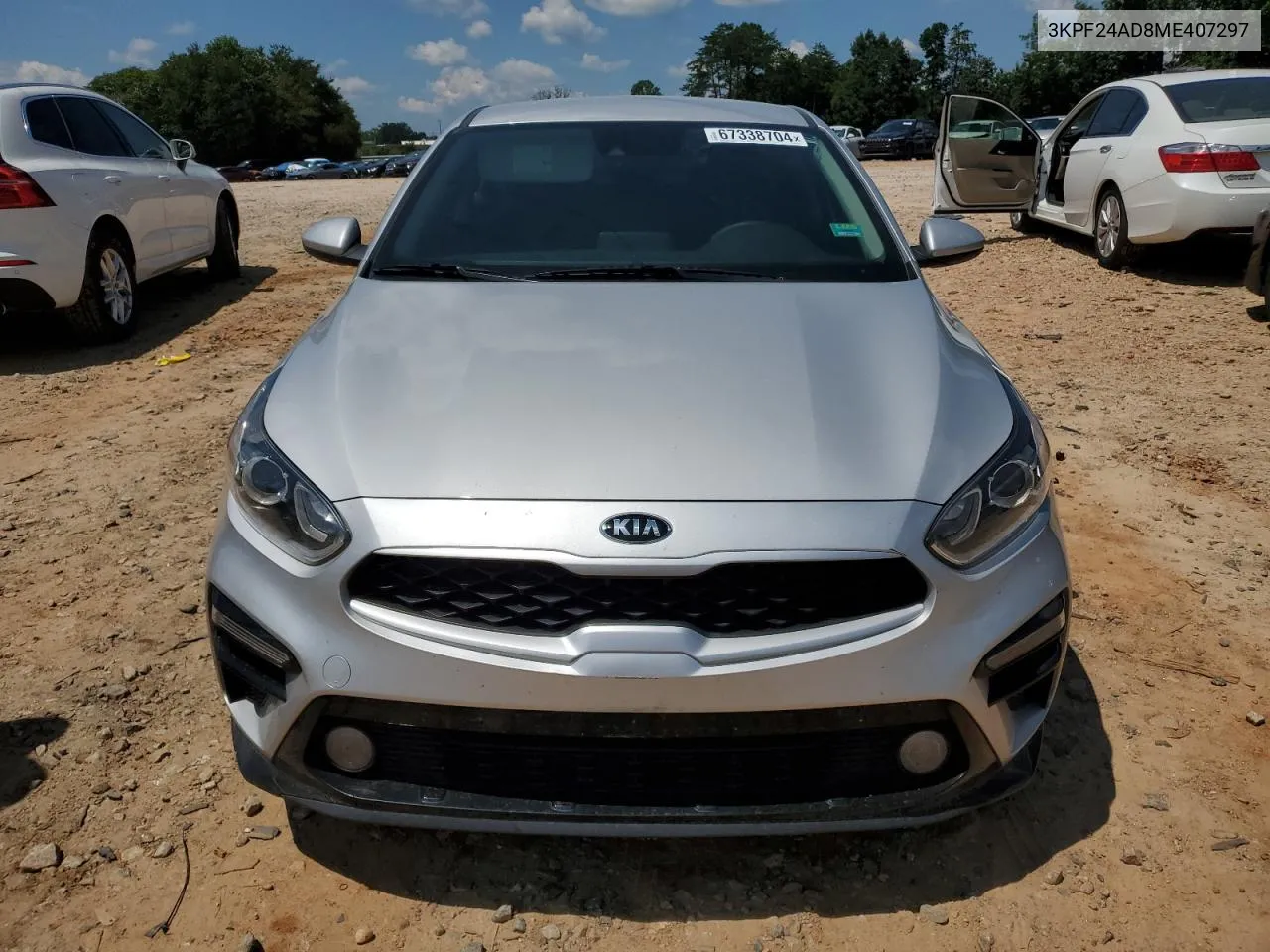 2021 Kia Forte Fe VIN: 3KPF24AD8ME407297 Lot: 67338704