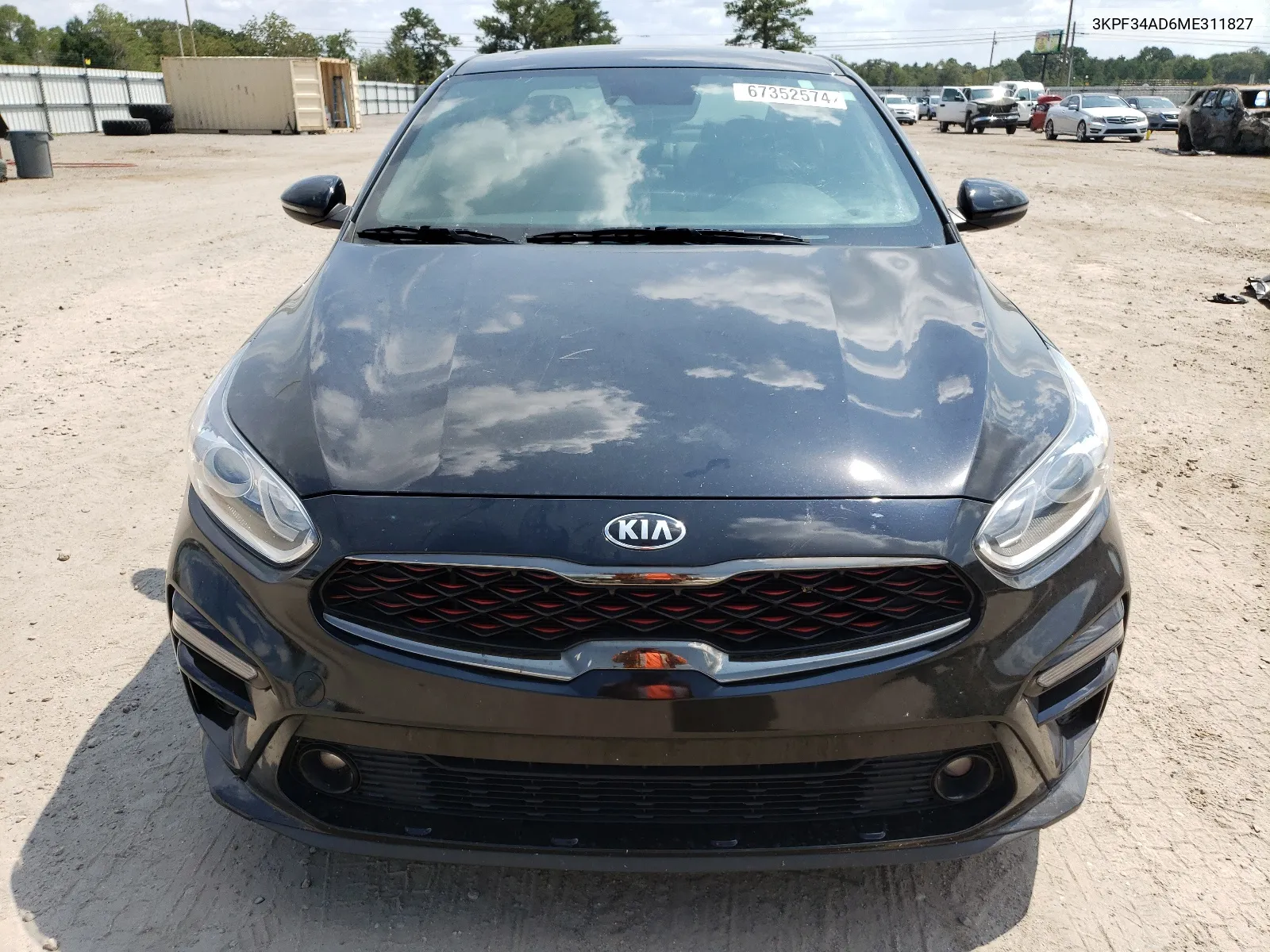 2021 Kia Forte Gt Line VIN: 3KPF34AD6ME311827 Lot: 67352574