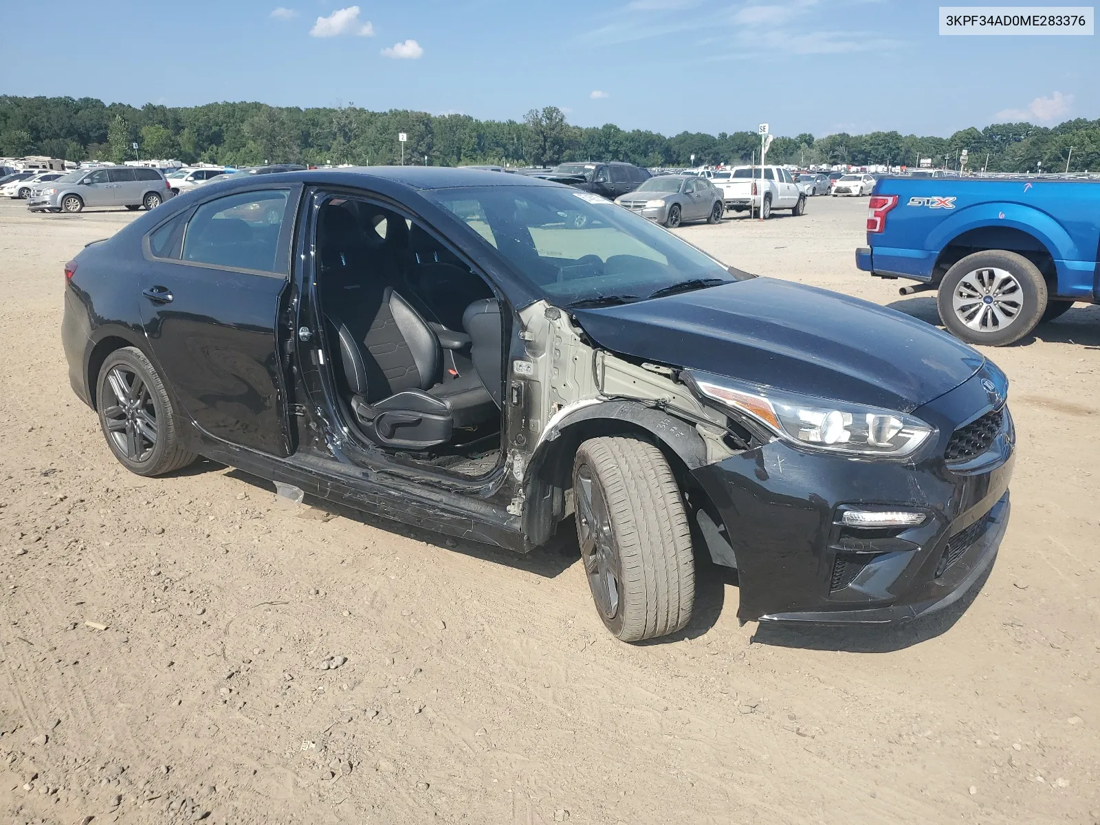 2021 Kia Forte Gt Line VIN: 3KPF34AD0ME283376 Lot: 67459374