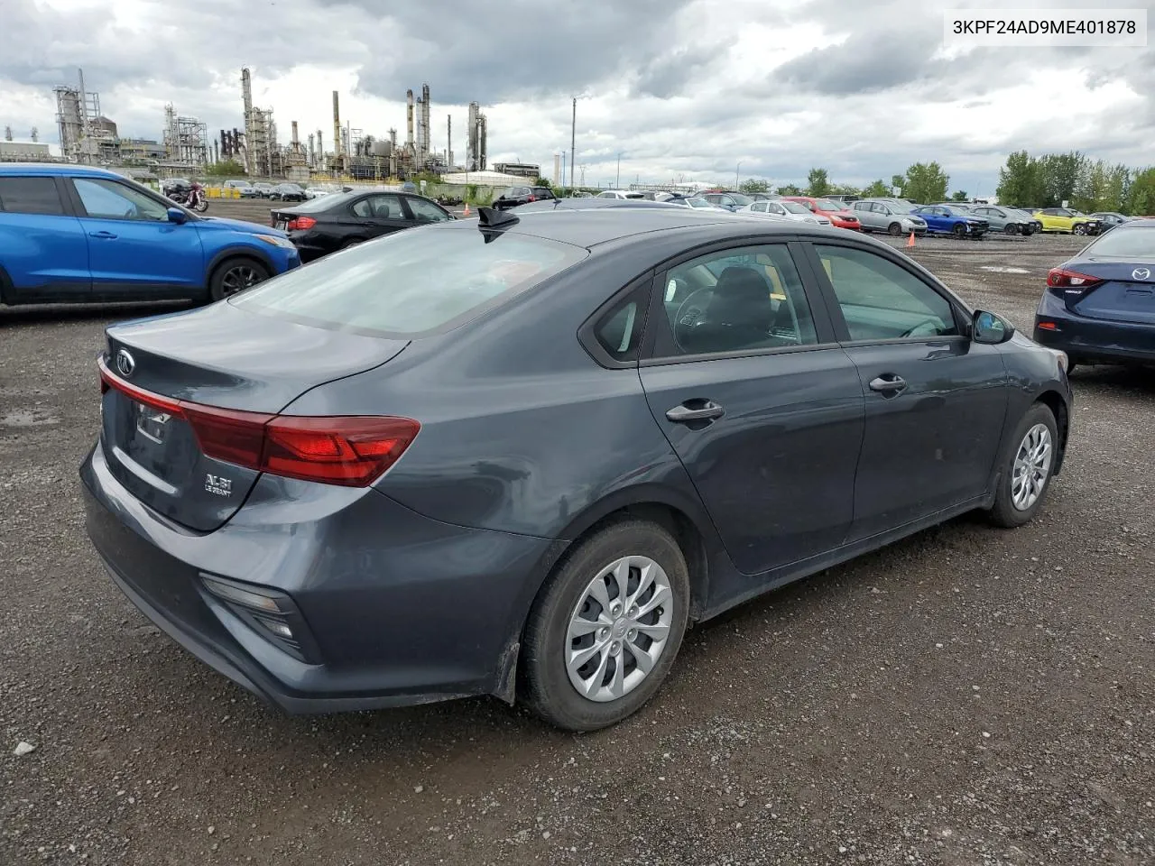 2021 Kia Forte Fe VIN: 3KPF24AD9ME401878 Lot: 67652254