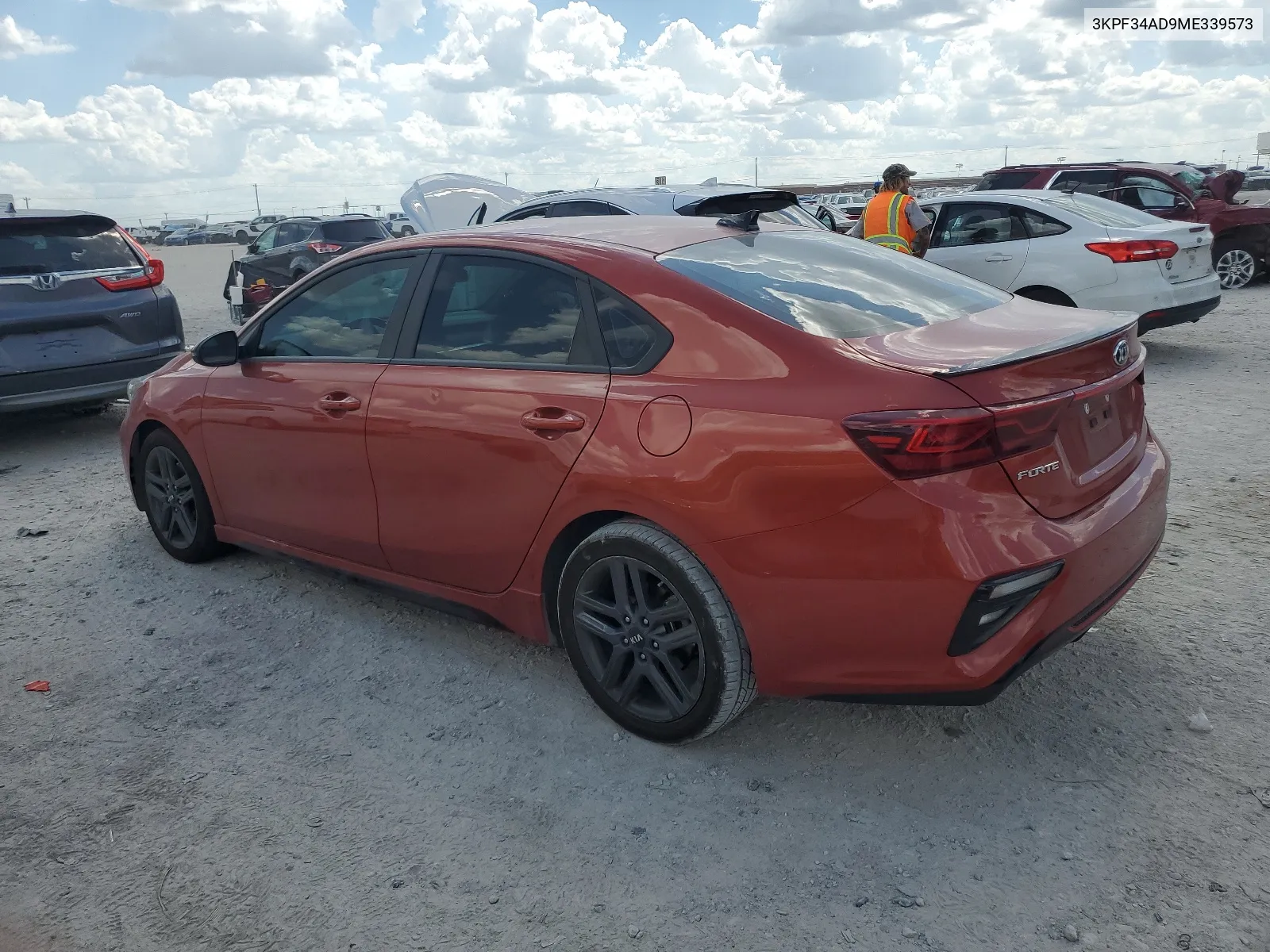 2021 Kia Forte Gt Line VIN: 3KPF34AD9ME339573 Lot: 67657824