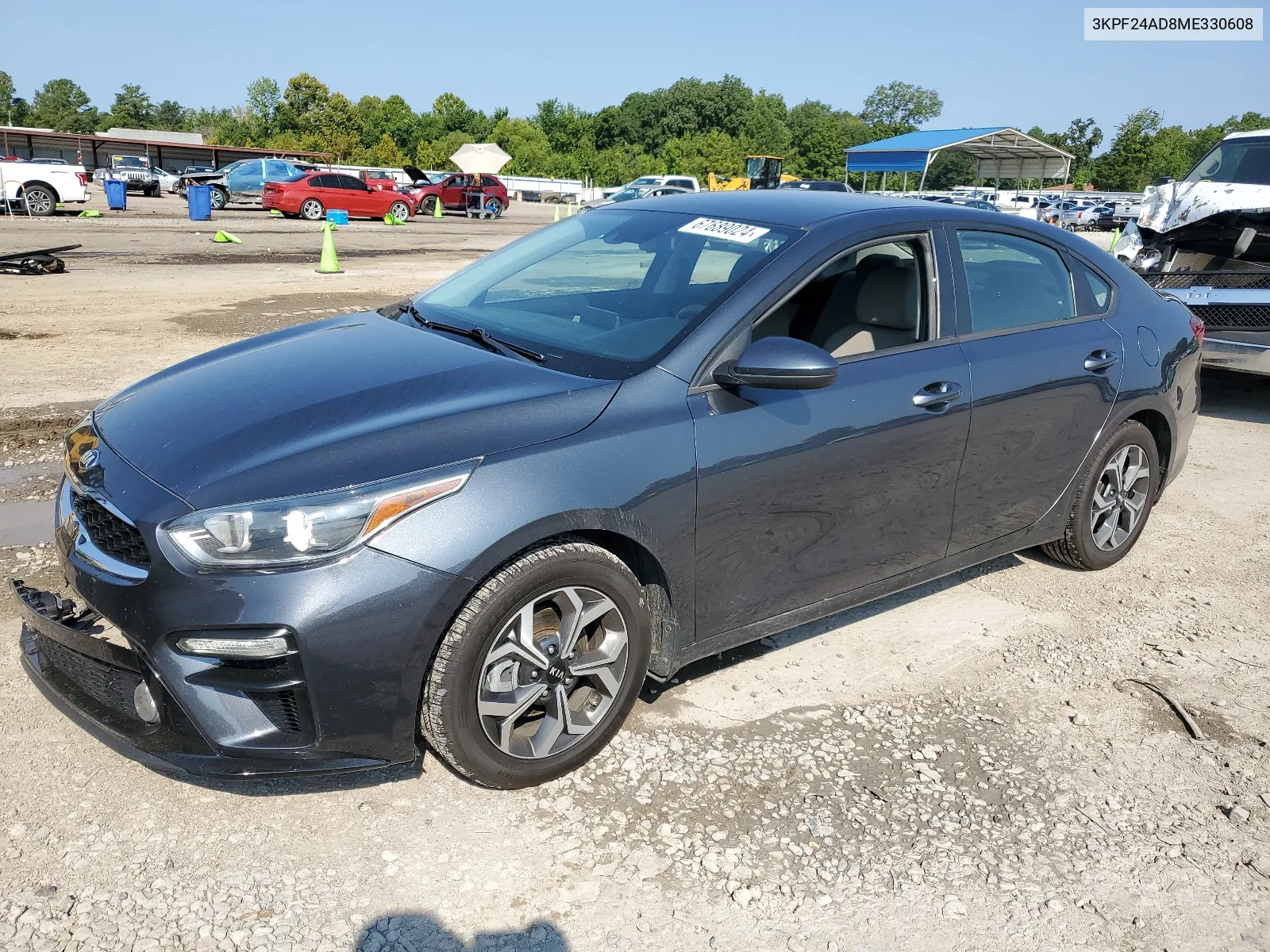 2021 Kia Forte Fe VIN: 3KPF24AD8ME330608 Lot: 67689024