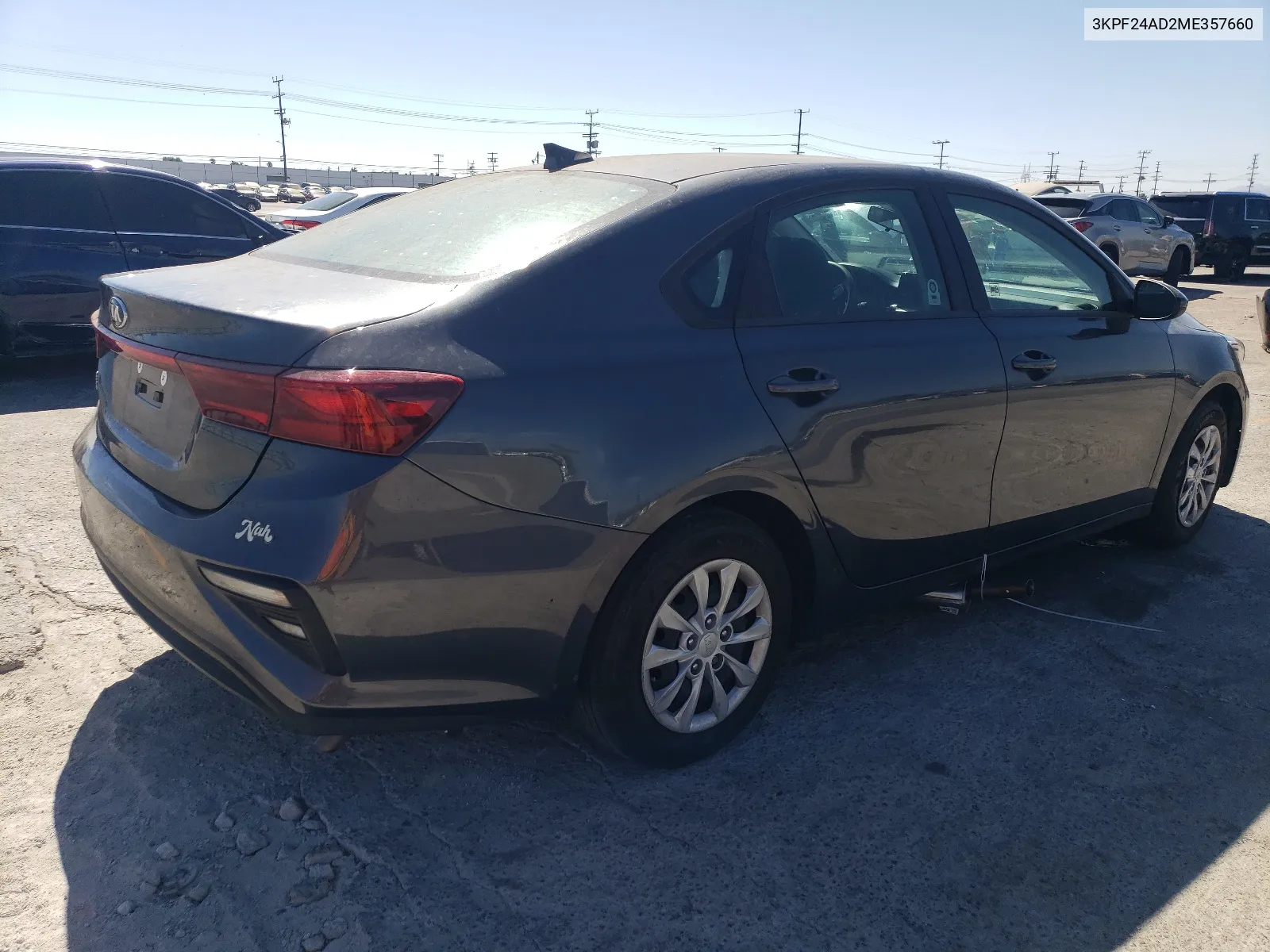 2021 Kia Forte Fe VIN: 3KPF24AD2ME357660 Lot: 67901964