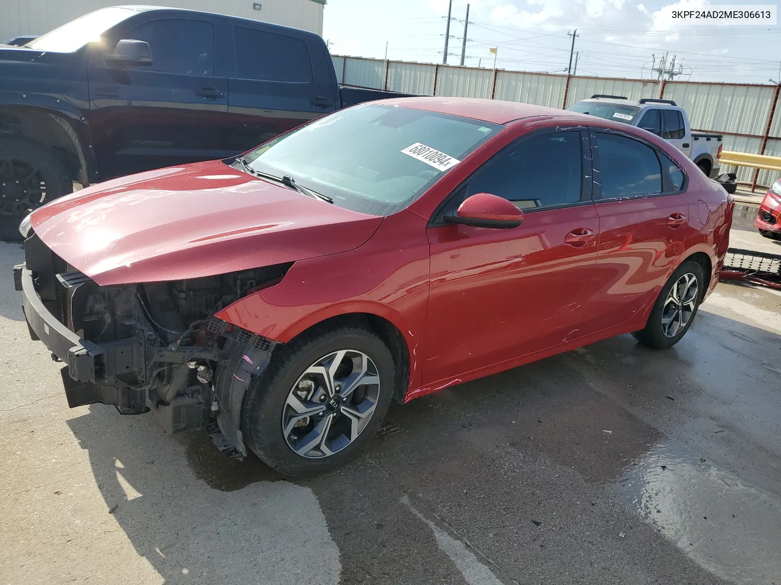 3KPF24AD2ME306613 2021 Kia Forte Fe