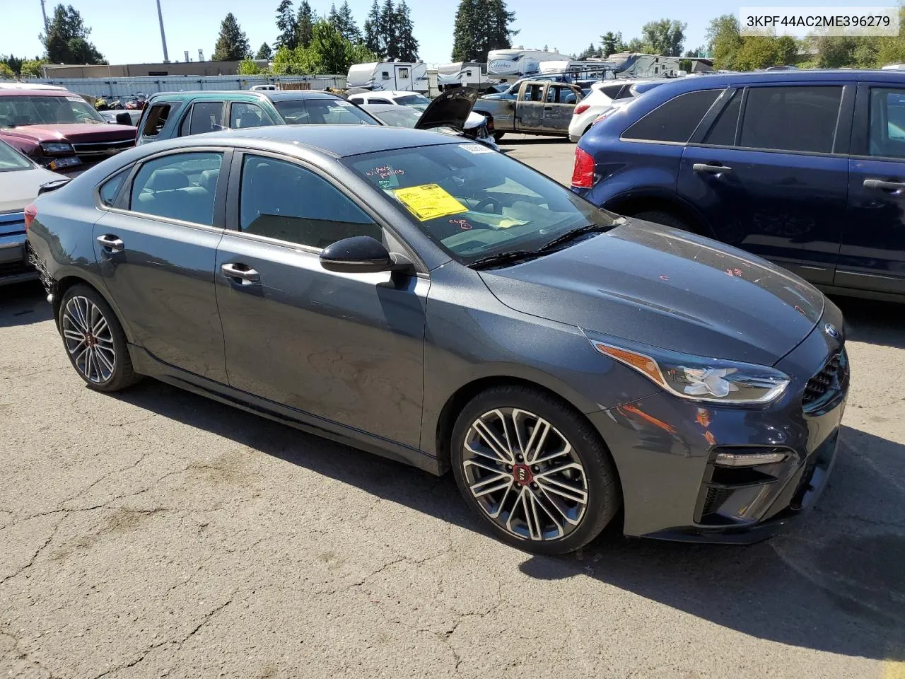 2021 Kia Forte Gt VIN: 3KPF44AC2ME396279 Lot: 68326994