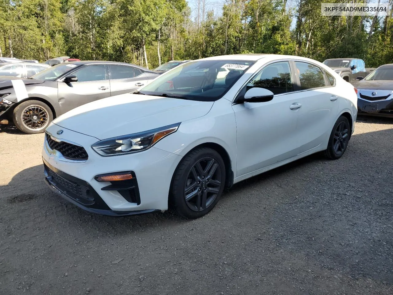 2021 Kia Forte Ex VIN: 3KPF54AD9ME335694 Lot: 68377864