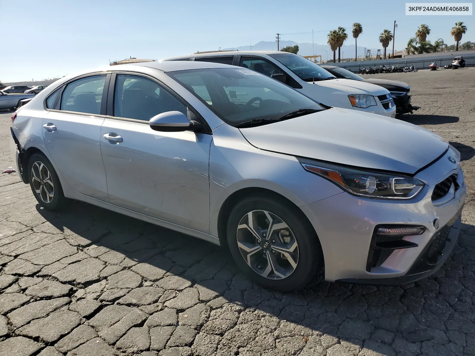 2021 Kia Forte Fe VIN: 3KPF24AD6ME406858 Lot: 68501274