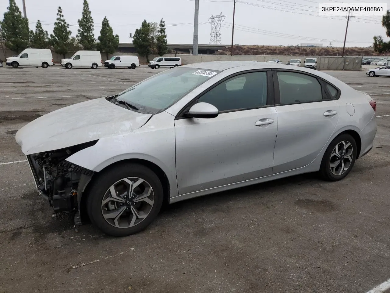 2021 Kia Forte Fe VIN: 3KPF24AD6ME406861 Lot: 68504794