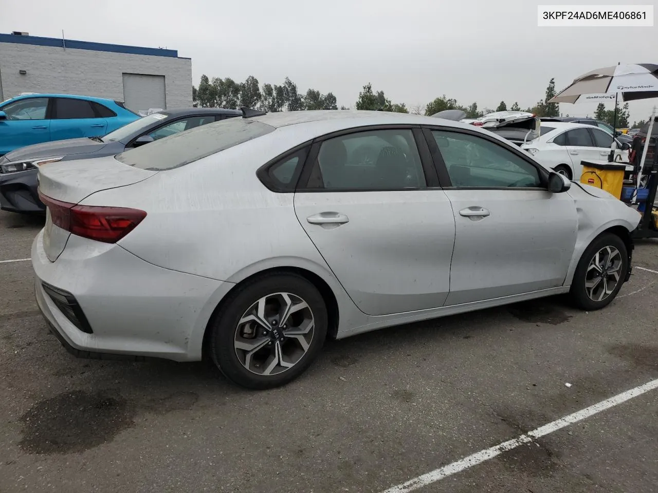 2021 Kia Forte Fe VIN: 3KPF24AD6ME406861 Lot: 68504794