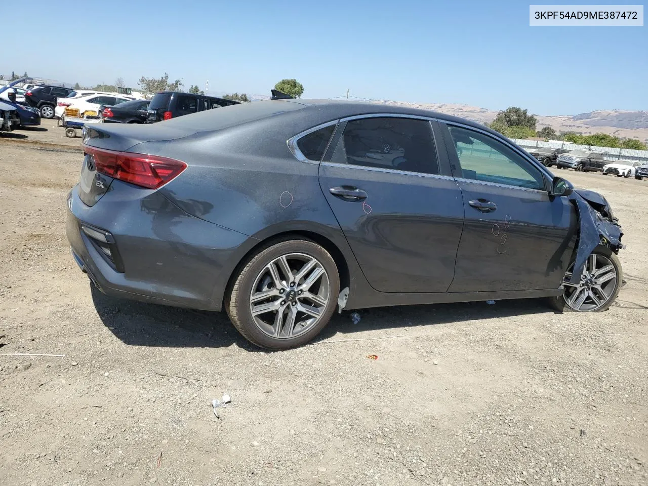 2021 Kia Forte Ex VIN: 3KPF54AD9ME387472 Lot: 68523894