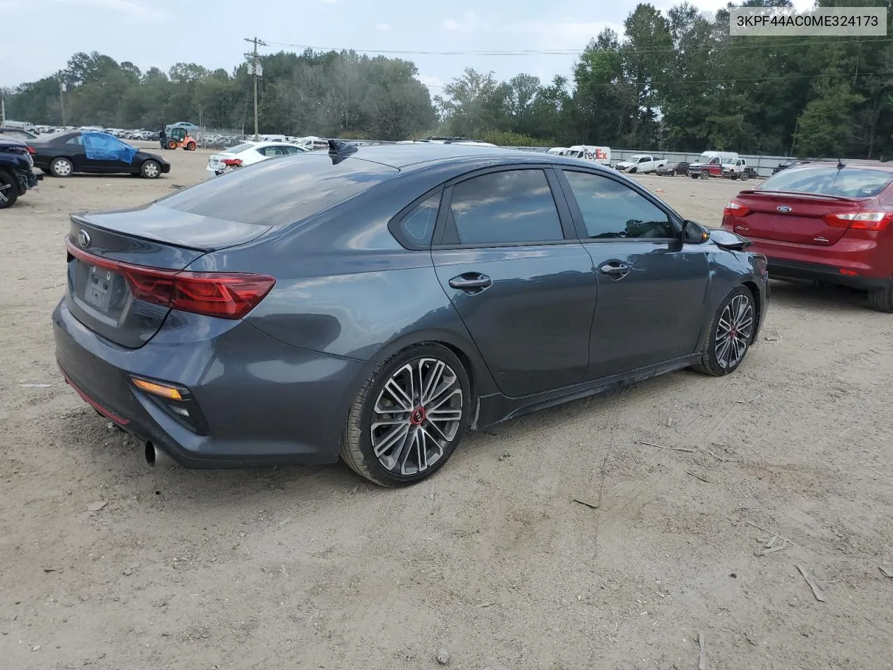 2021 Kia Forte Gt VIN: 3KPF44AC0ME324173 Lot: 68614304