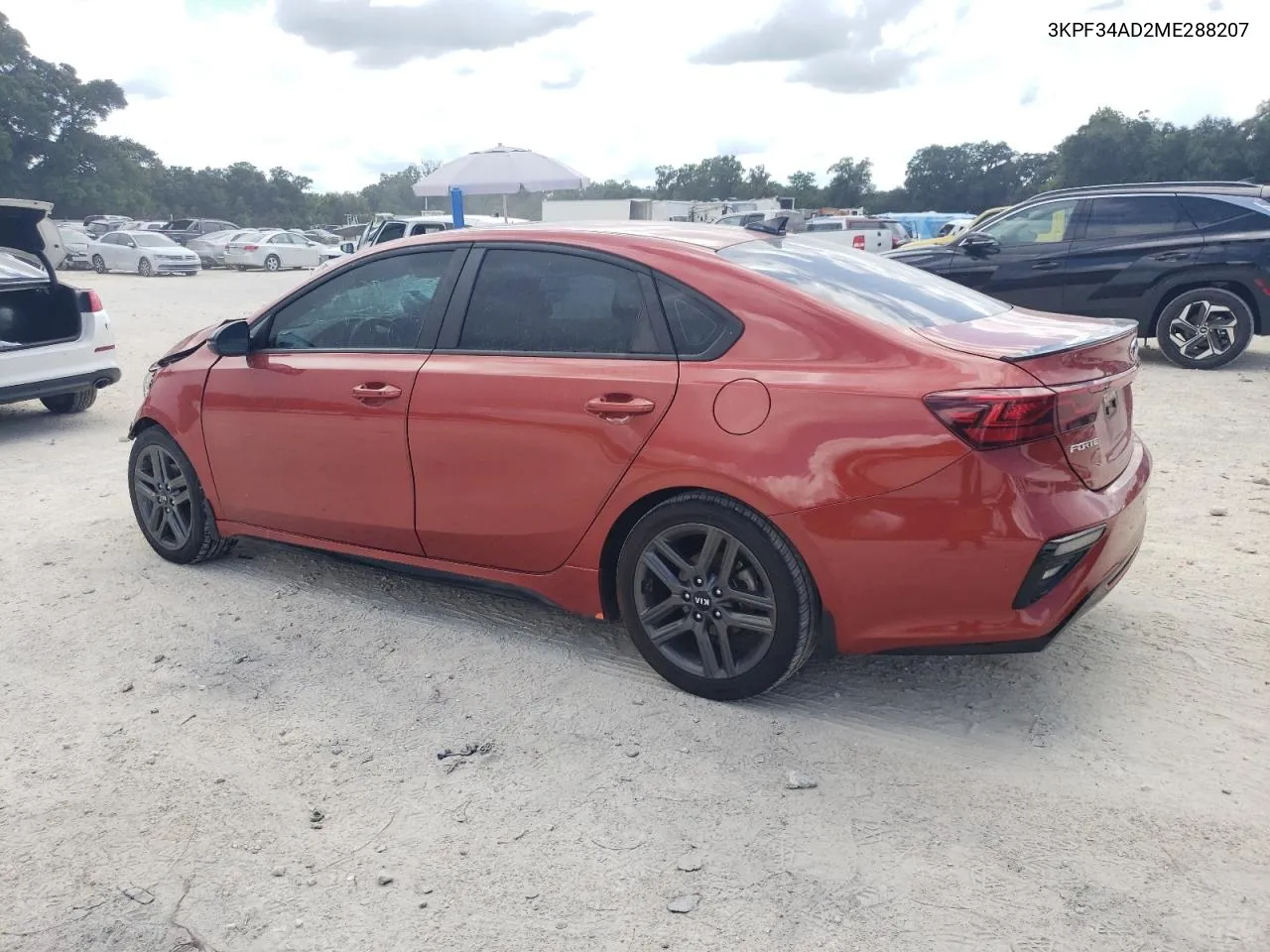 3KPF34AD2ME288207 2021 Kia Forte Gt Line