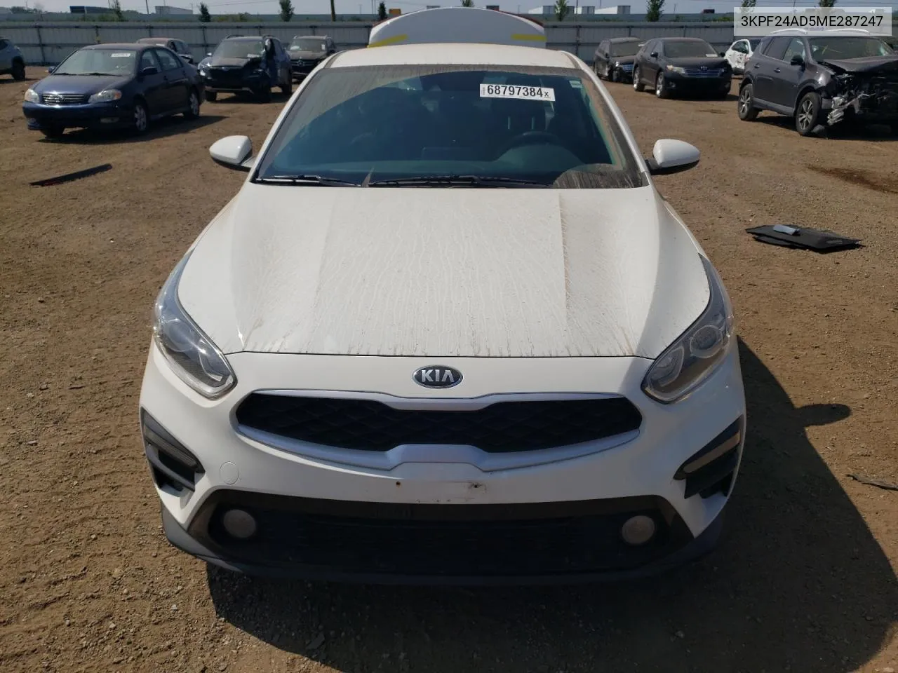 2021 Kia Forte Fe VIN: 3KPF24AD5ME287247 Lot: 68797384