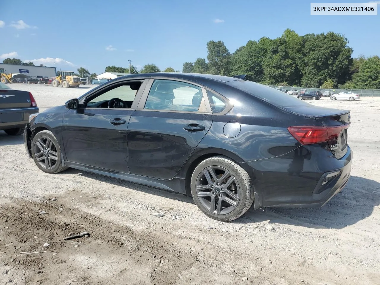 2021 Kia Forte Gt Line VIN: 3KPF34ADXME321406 Lot: 68880914