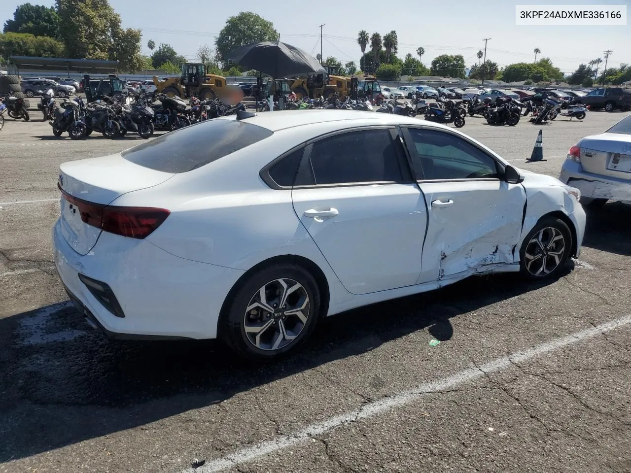 2021 Kia Forte Fe VIN: 3KPF24ADXME336166 Lot: 68909844