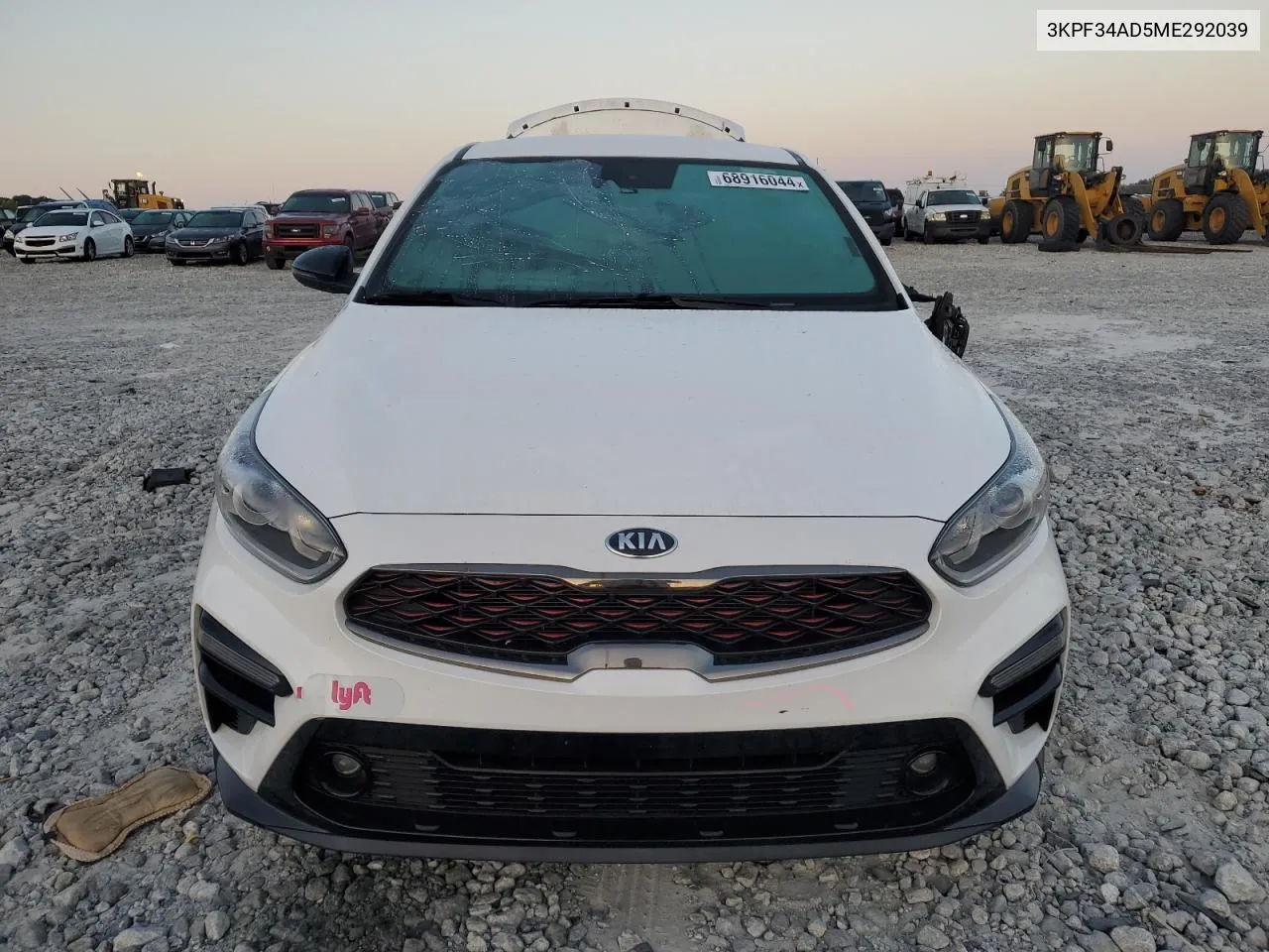 2021 Kia Forte Gt Line VIN: 3KPF34AD5ME292039 Lot: 68916044