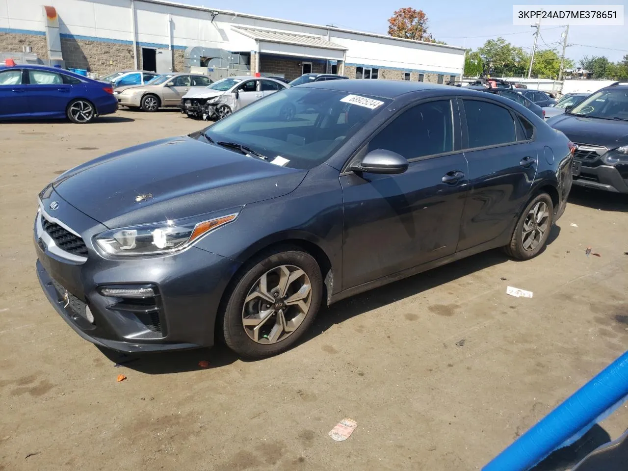 3KPF24AD7ME378651 2021 Kia Forte Fe