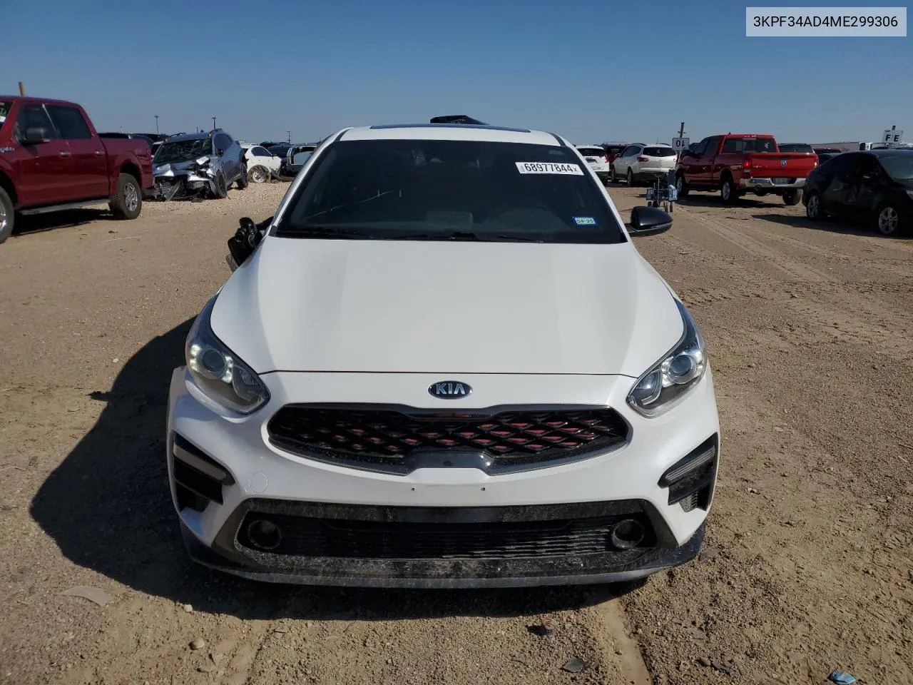 3KPF34AD4ME299306 2021 Kia Forte Gt Line