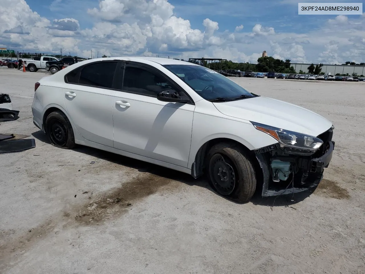 2021 Kia Forte Fe VIN: 3KPF24AD8ME298940 Lot: 68978204