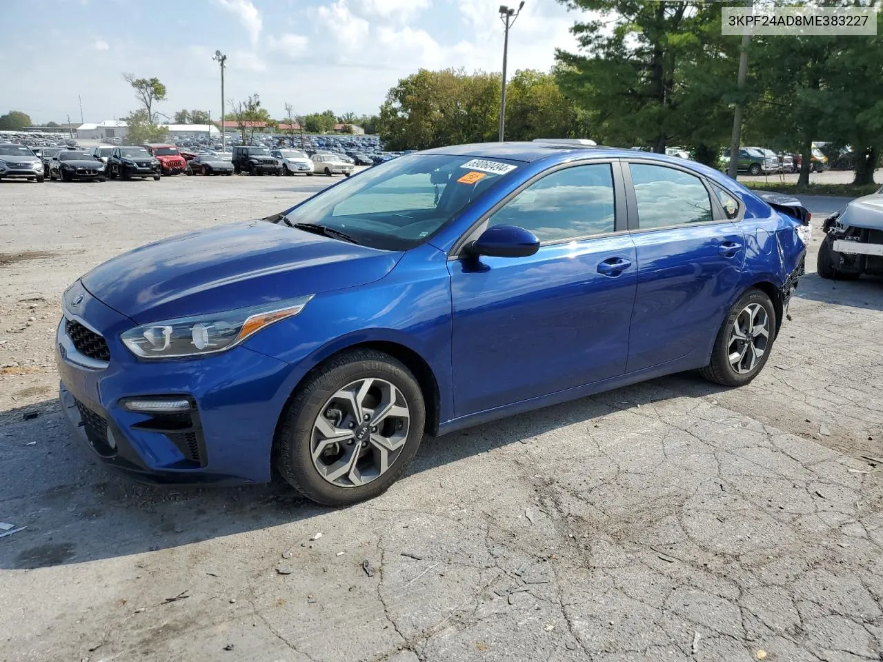 2021 Kia Forte Fe VIN: 3KPF24AD8ME383227 Lot: 69060494