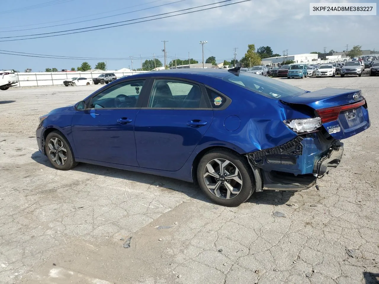 2021 Kia Forte Fe VIN: 3KPF24AD8ME383227 Lot: 69060494