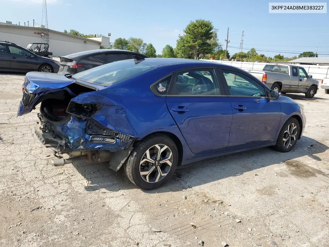 2021 Kia Forte Fe VIN: 3KPF24AD8ME383227 Lot: 69060494