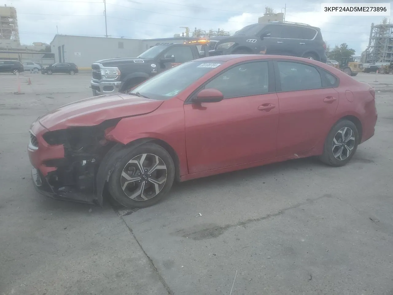 2021 Kia Forte Fe VIN: 3KPF24AD5ME273896 Lot: 69100704