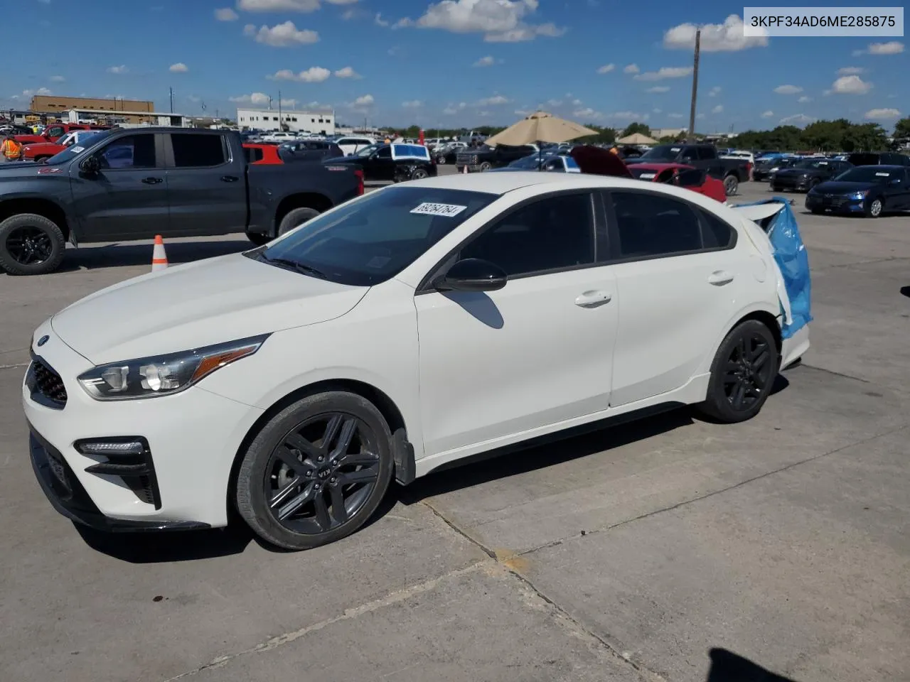 2021 Kia Forte Gt Line VIN: 3KPF34AD6ME285875 Lot: 69264764