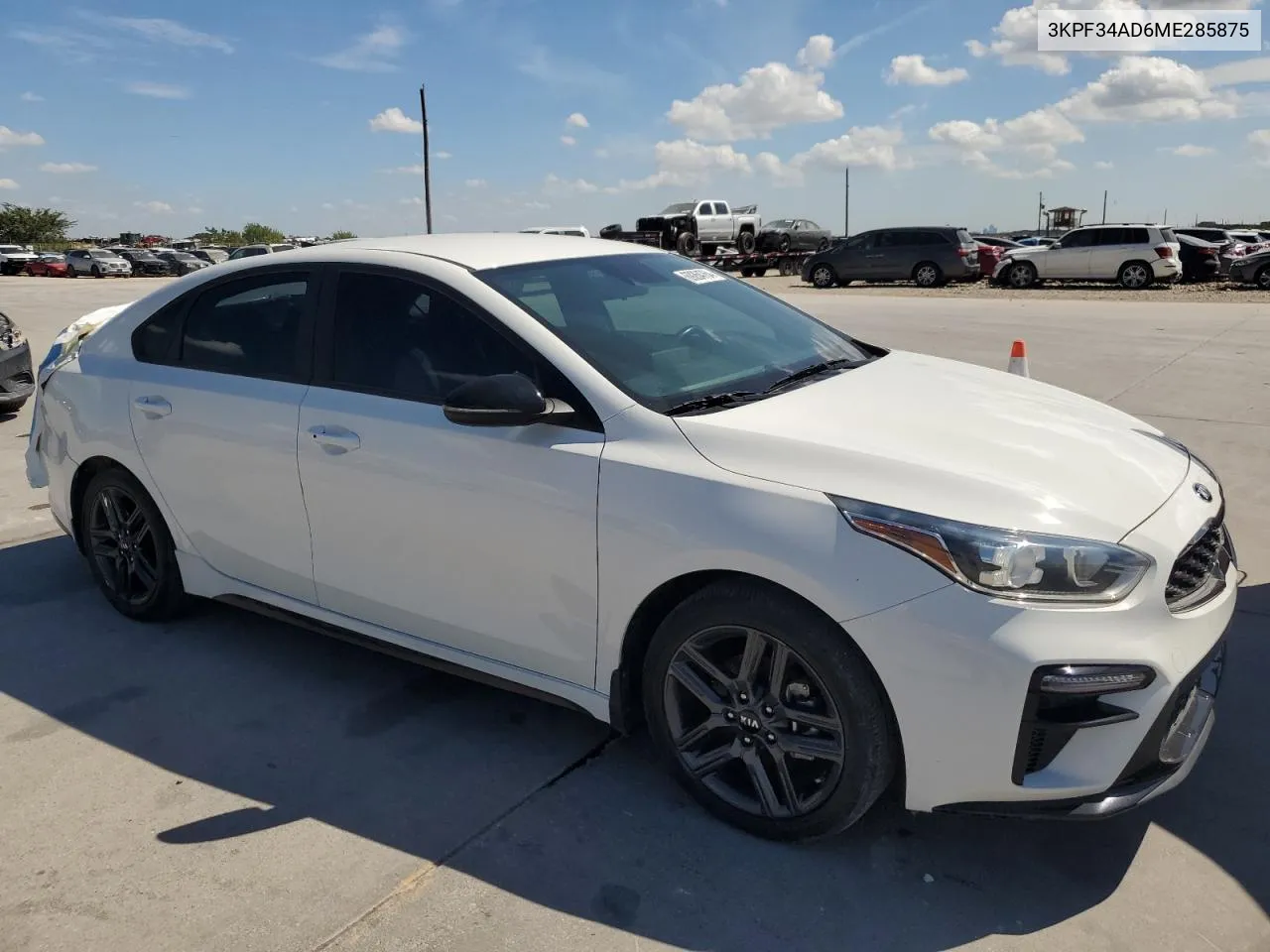 2021 Kia Forte Gt Line VIN: 3KPF34AD6ME285875 Lot: 69264764