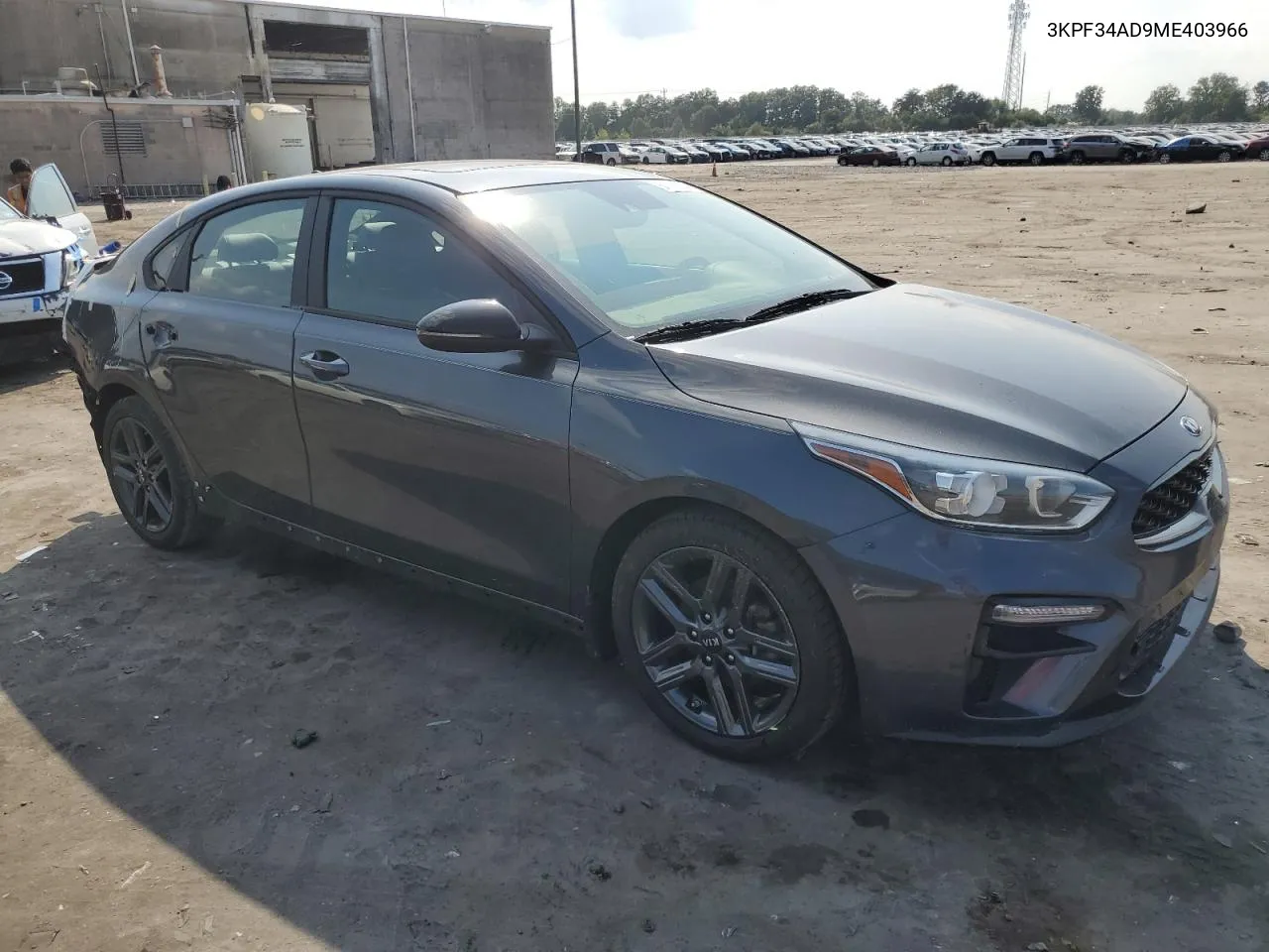 3KPF34AD9ME403966 2021 Kia Forte Gt Line