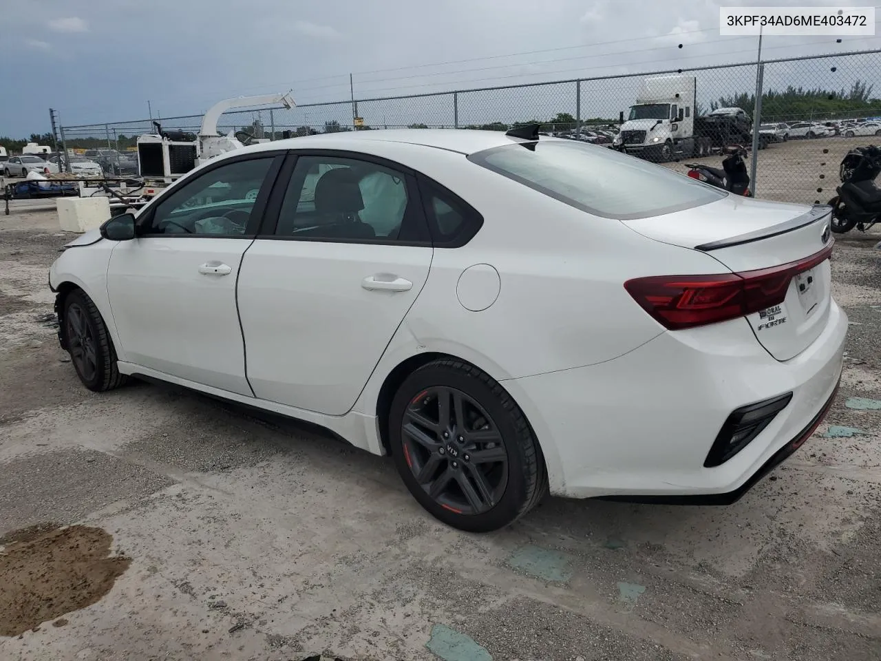 2021 Kia Forte Gt Line VIN: 3KPF34AD6ME403472 Lot: 69319884