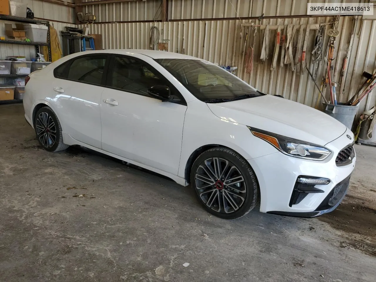 2021 Kia Forte Gt VIN: 3KPF44AC1ME418613 Lot: 69498434