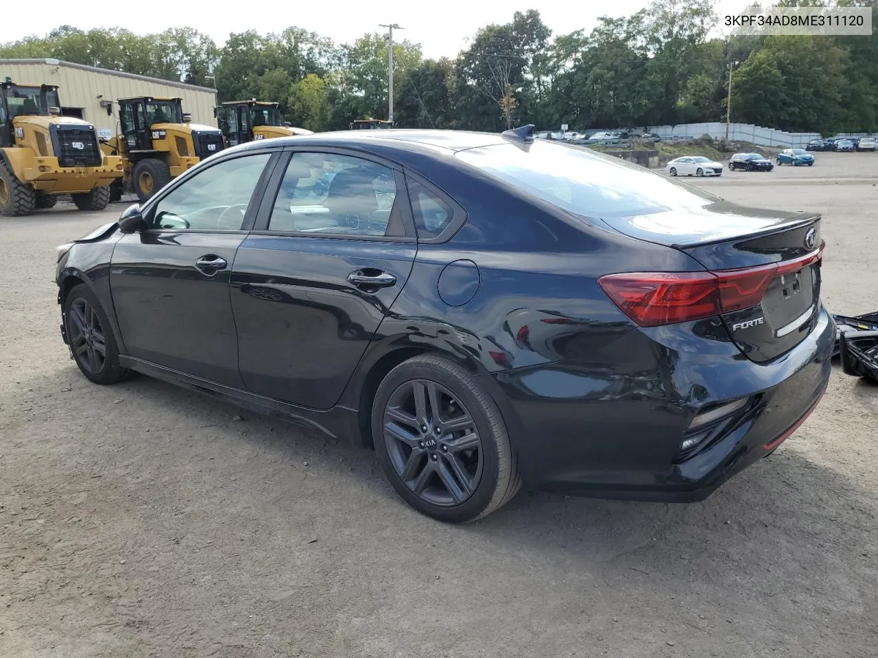 2021 Kia Forte Gt Line VIN: 3KPF34AD8ME311120 Lot: 69555324