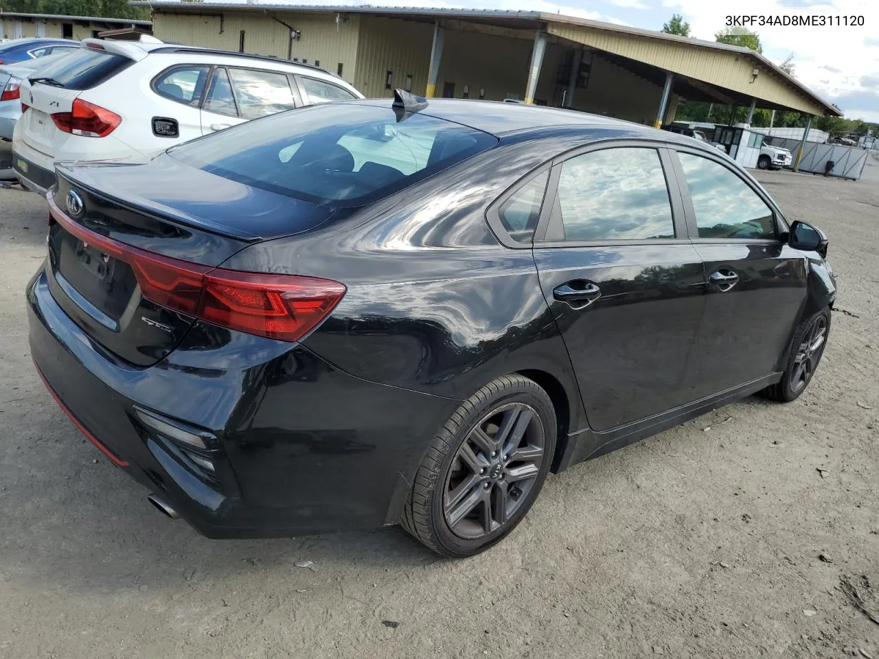 2021 Kia Forte Gt Line VIN: 3KPF34AD8ME311120 Lot: 69555324