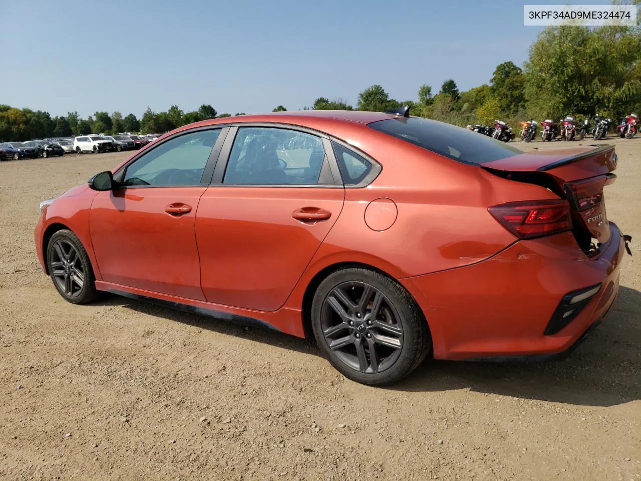 2021 Kia Forte Gt Line VIN: 3KPF34AD9ME324474 Lot: 69716884