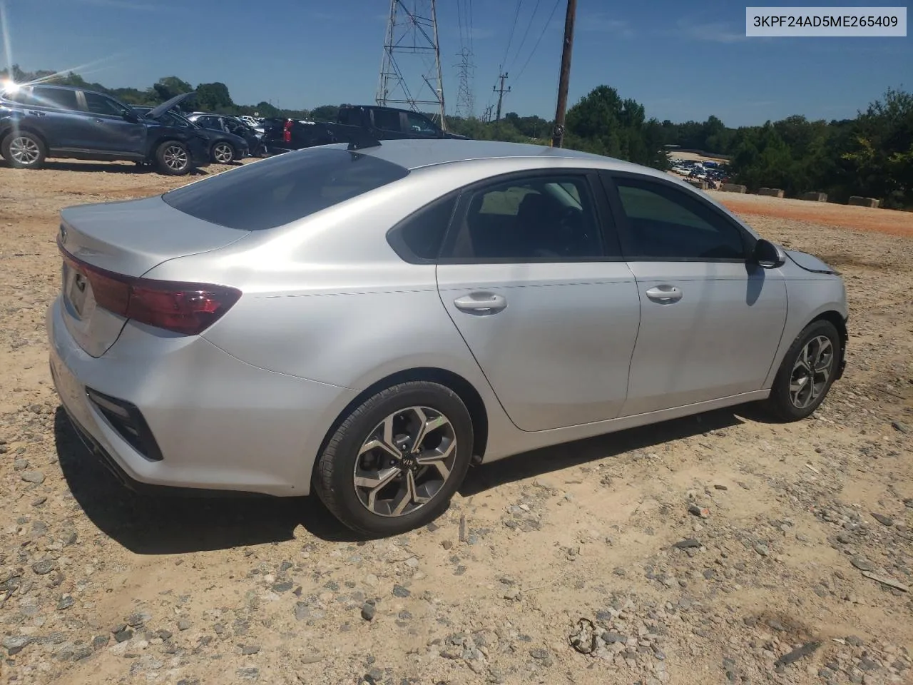 2021 Kia Forte Fe VIN: 3KPF24AD5ME265409 Lot: 69761424