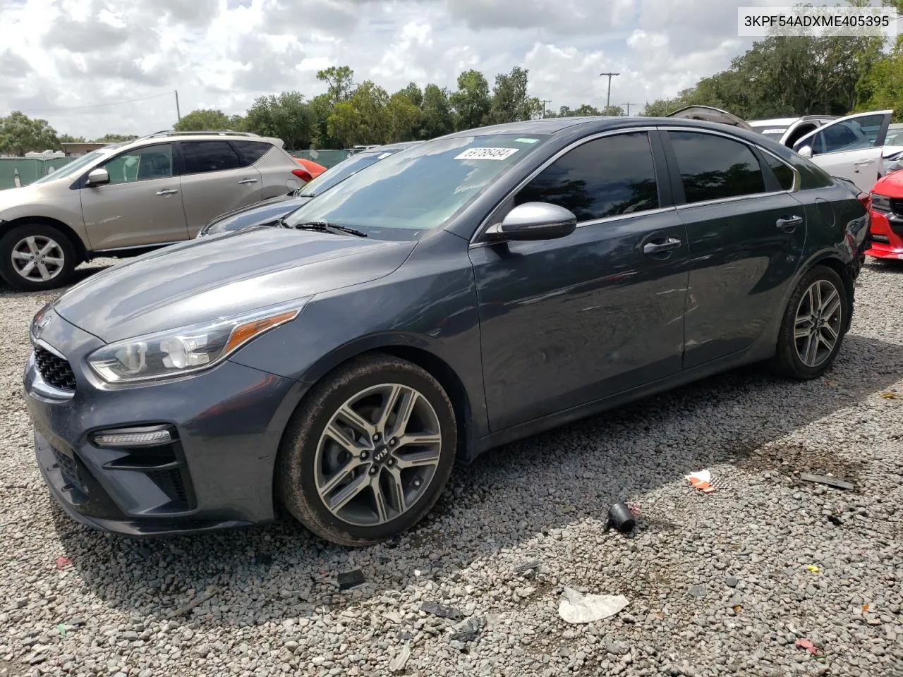 2021 Kia Forte Ex VIN: 3KPF54ADXME405395 Lot: 69786484