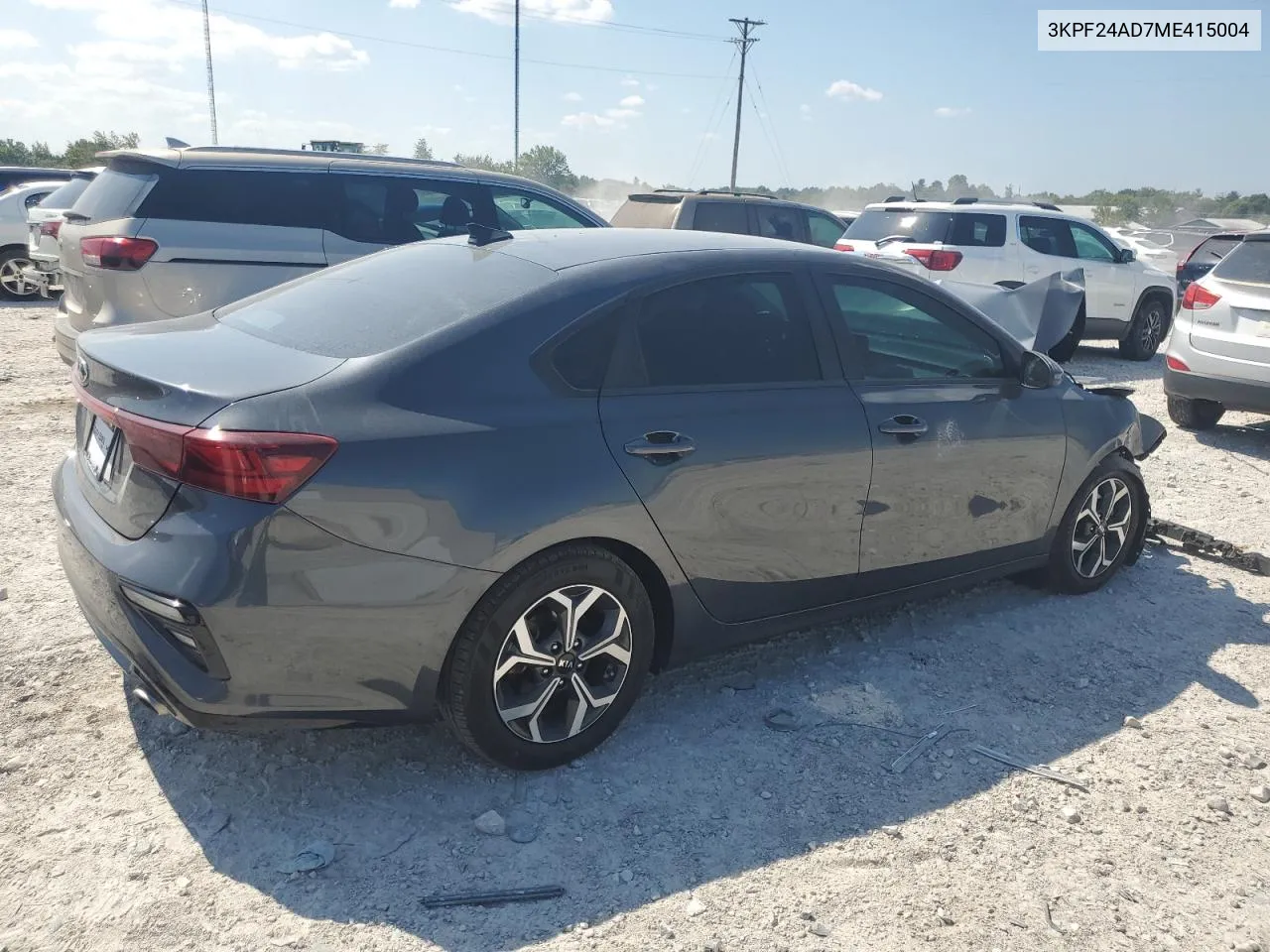 3KPF24AD7ME415004 2021 Kia Forte Fe