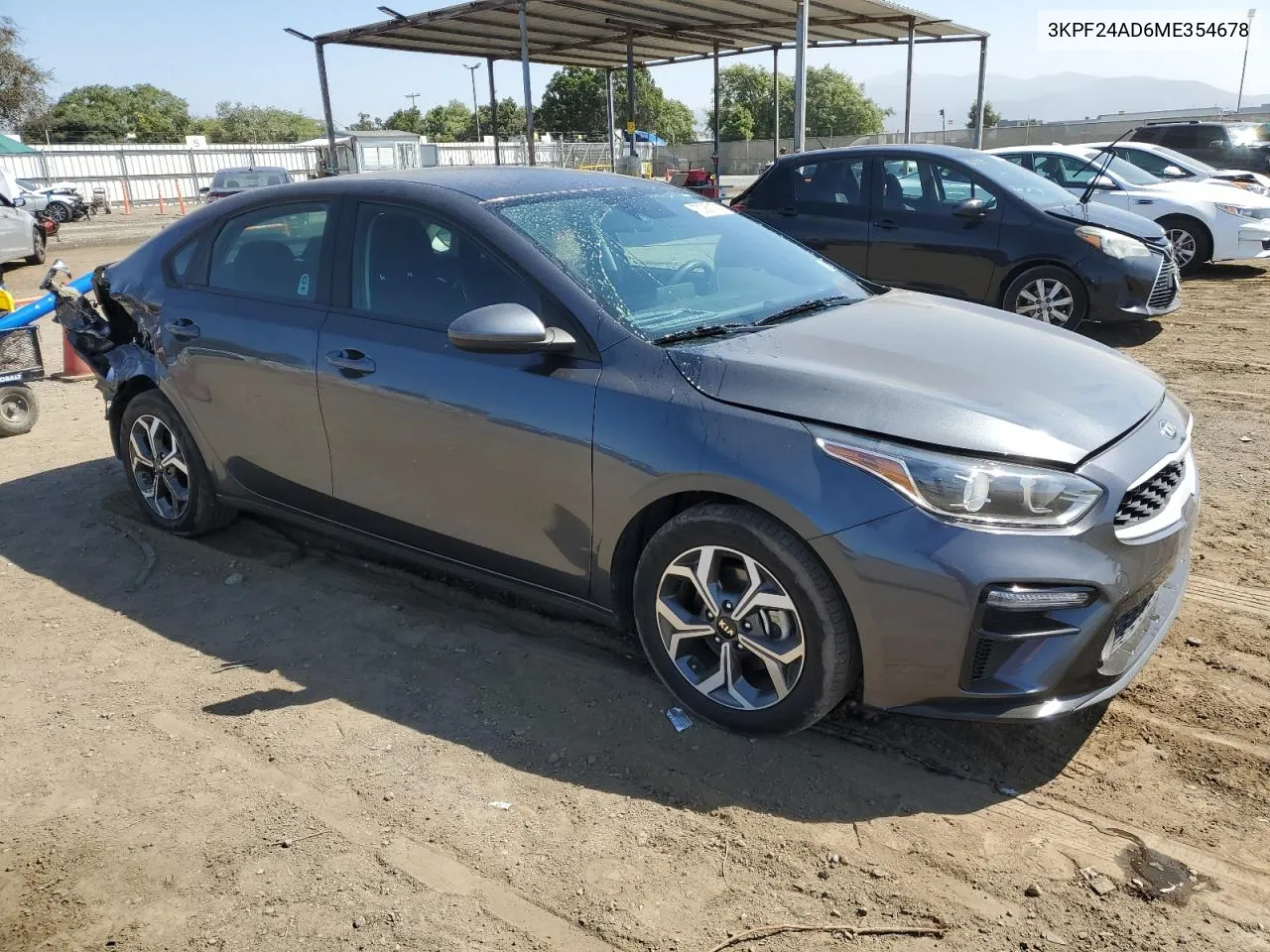 3KPF24AD6ME354678 2021 Kia Forte Fe