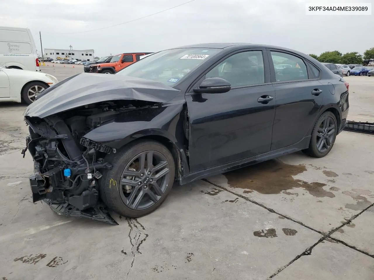 3KPF34AD4ME339089 2021 Kia Forte Gt Line