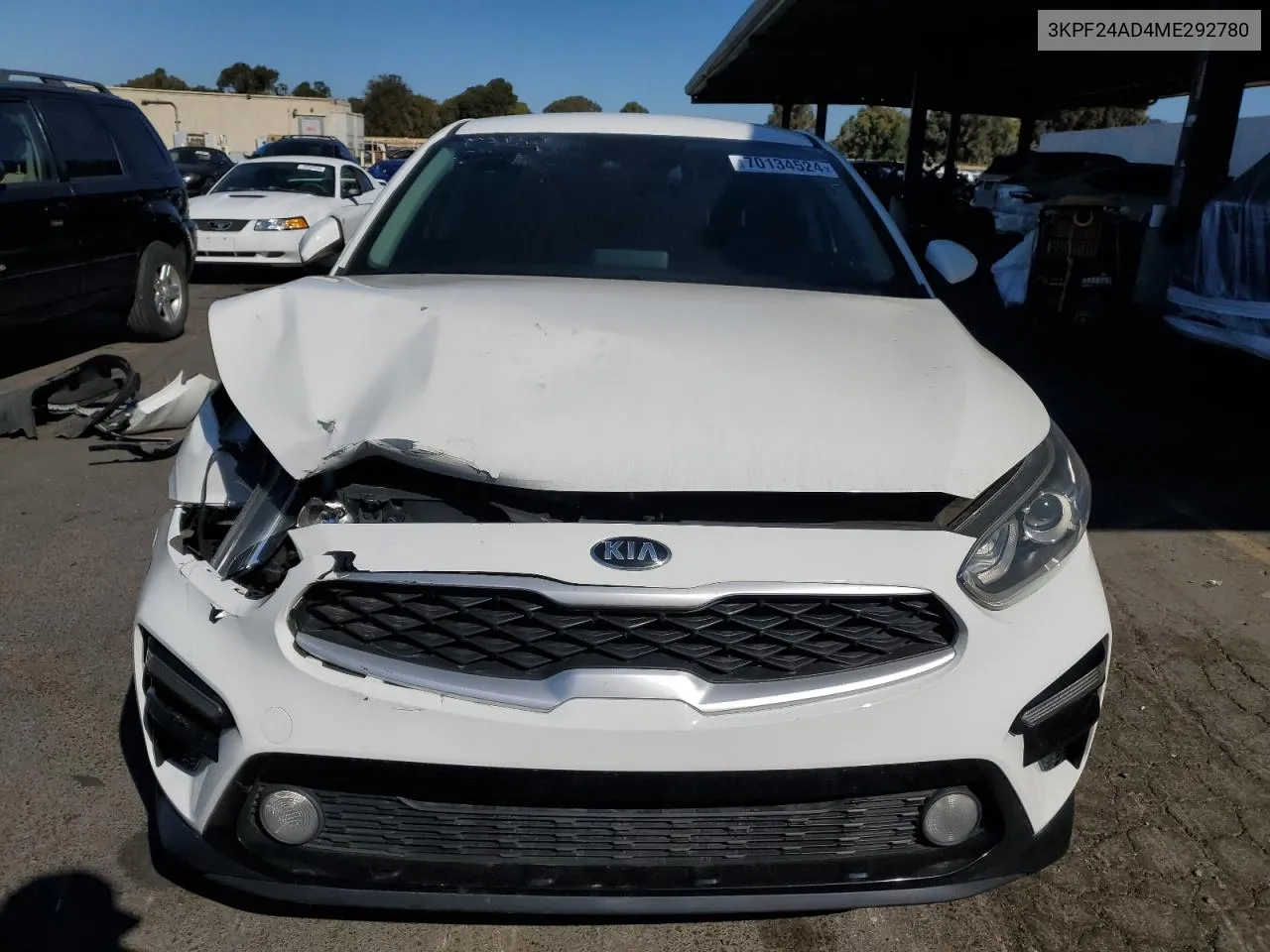 2021 Kia Forte Fe VIN: 3KPF24AD4ME292780 Lot: 70134524